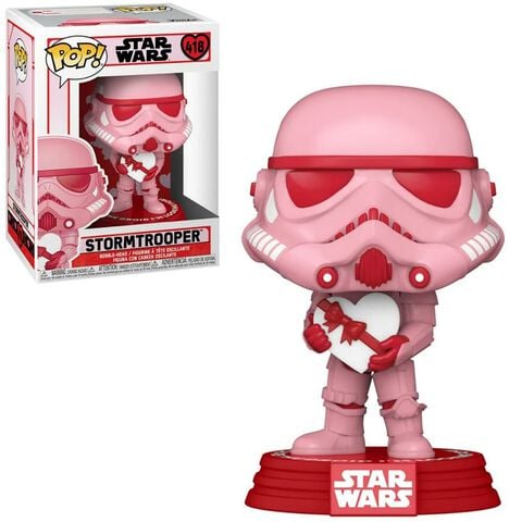 Figurine Funko Pop ! N°418 - Star Wars - Valentines - Stormtrooper W/heart